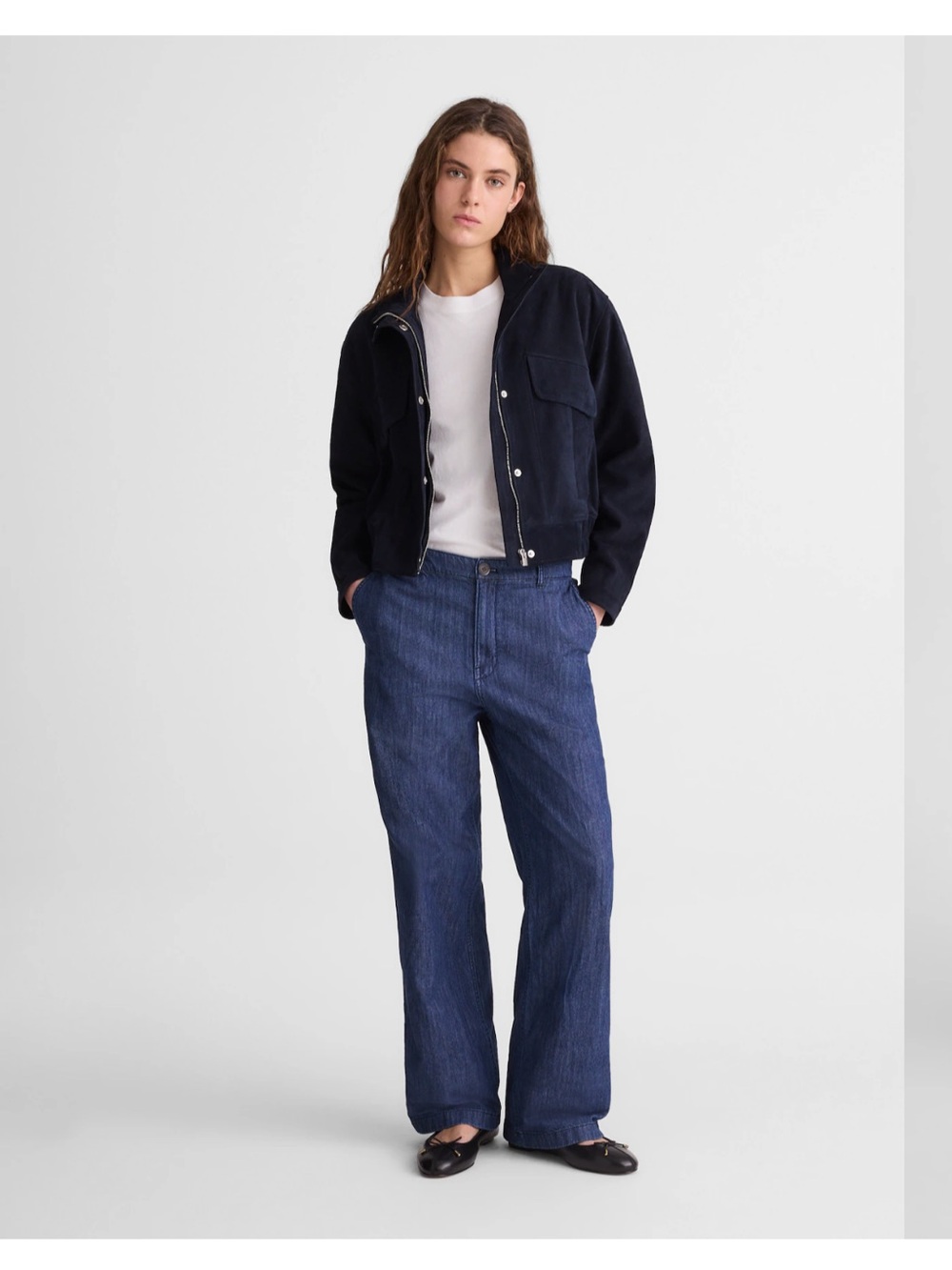 Madewell The Zoe Relaxed Straight Denim Pant